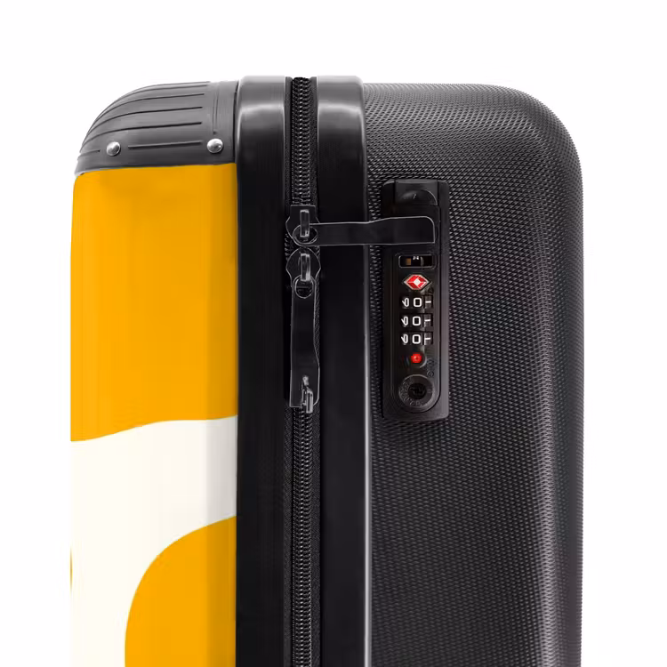 Suitcase - Abstract - Yellow shapes — 5