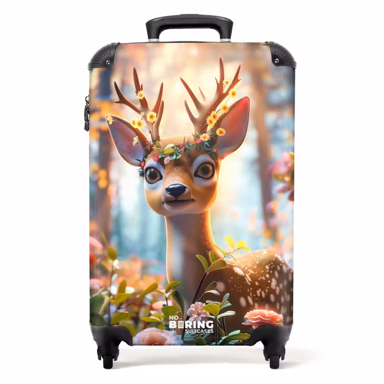 Suitcase - Bo flower antlers — 1