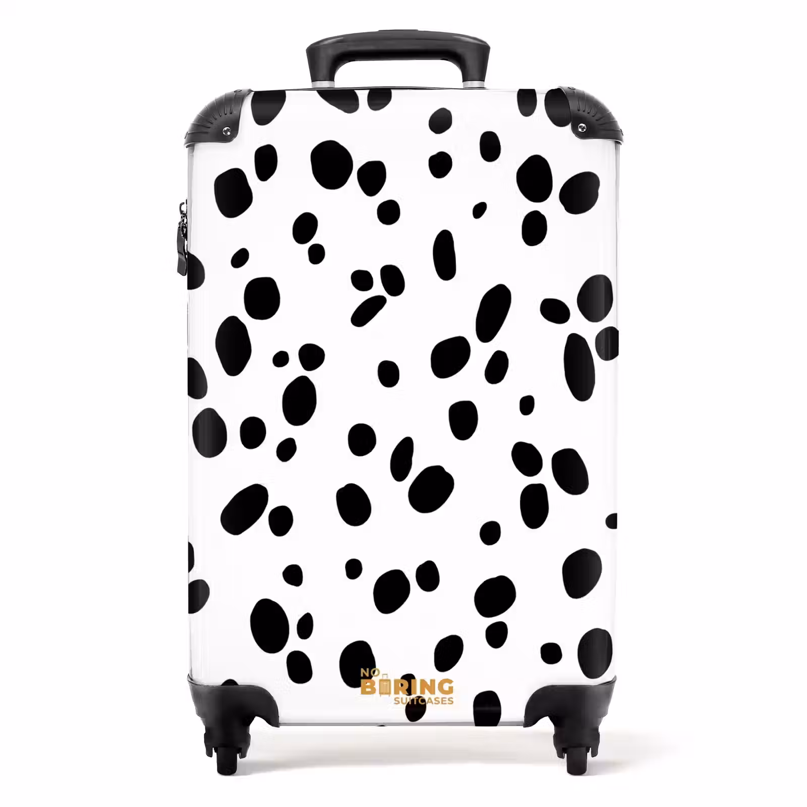 Suitcase - Black ovals over a white background — 1