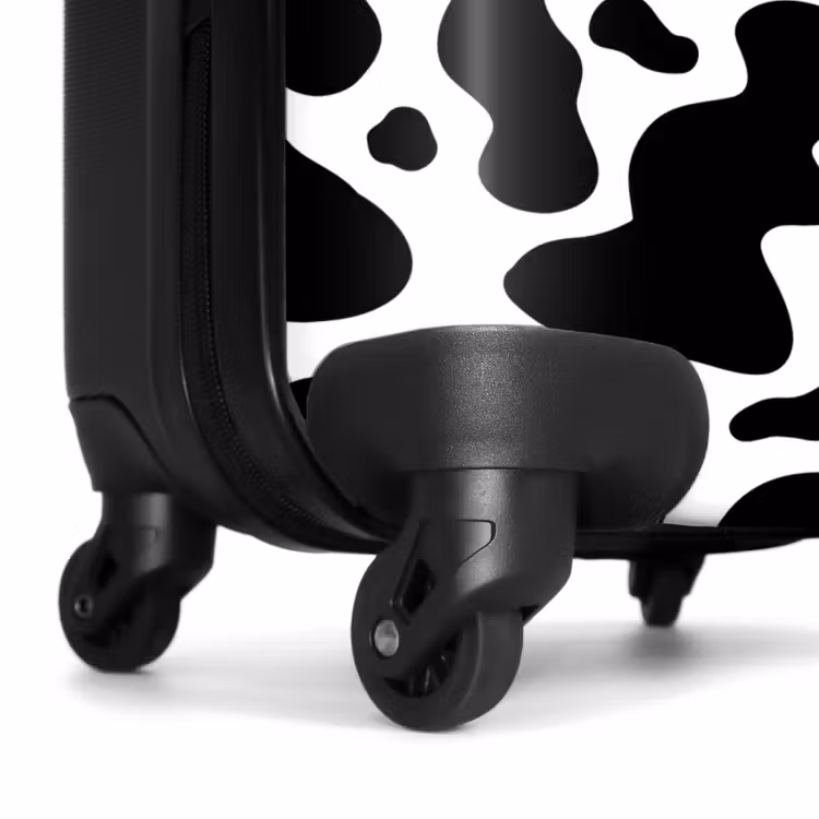 Suitcase - Black cow spots over a white background — 7