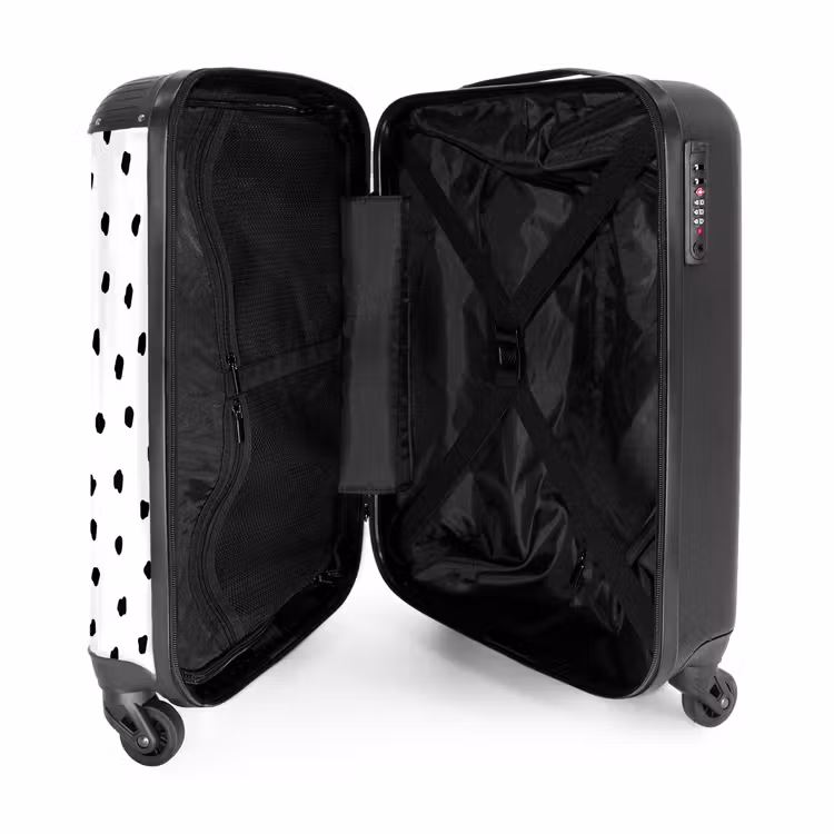 Suitcase - Black dots on a white background — 5