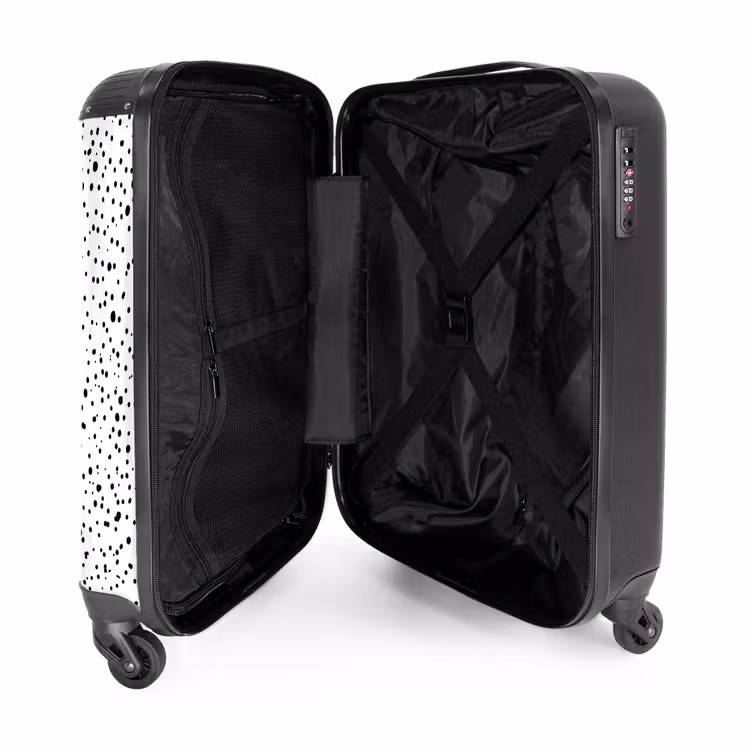 Suitcase - Black dots over a white background — 5