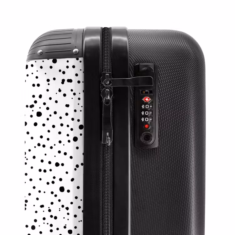 Suitcase - Black dots over a white background — 6