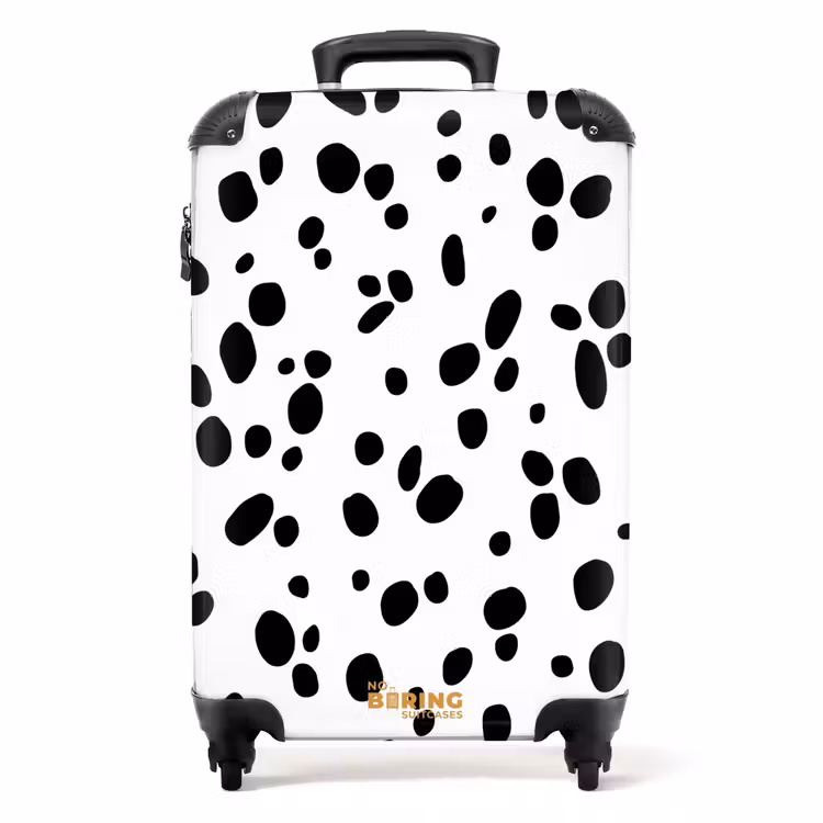 Suitcase - Black ovals over a white background — 1