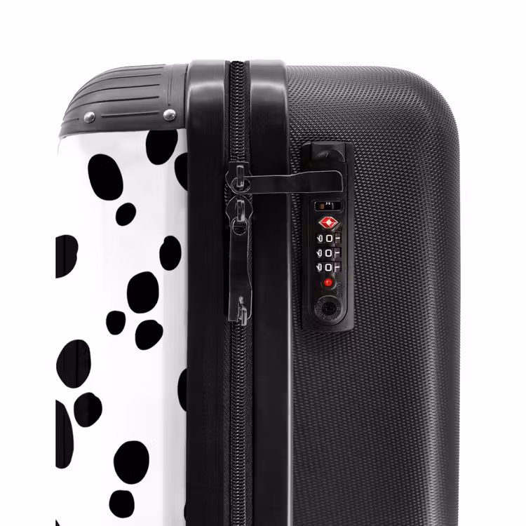 Suitcase - Black ovals over a white background — 6