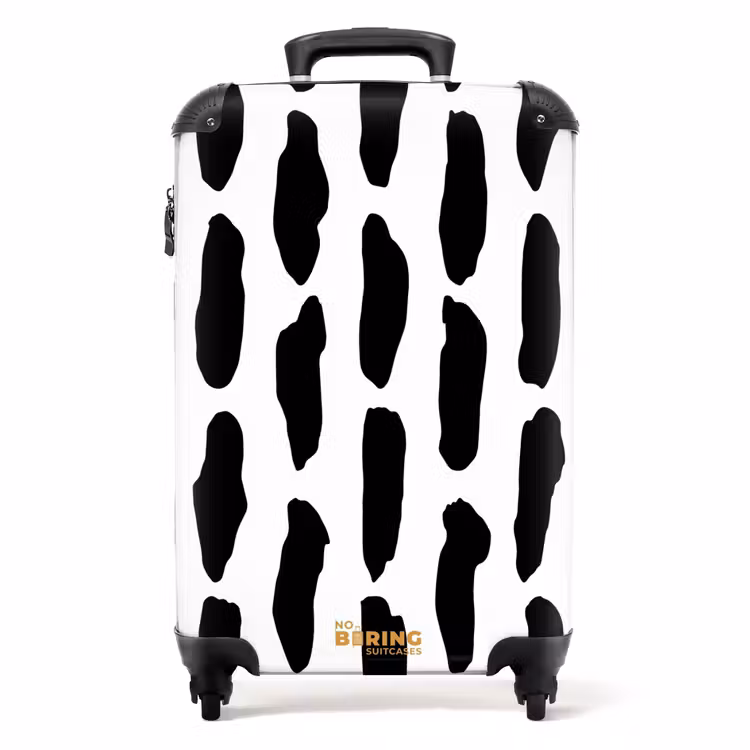 Suitcase - Black shapes on a white background — 1