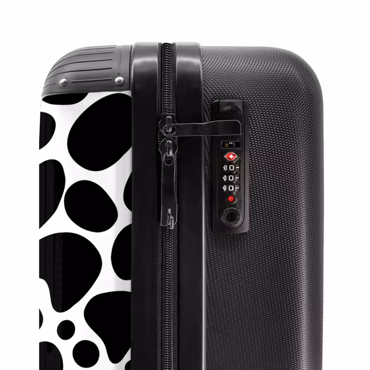 Suitcase - Black spots over a white background — 6