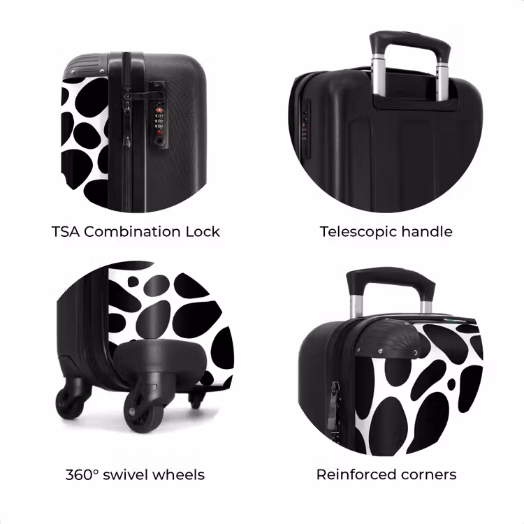 Suitcase - Black spots over a white background — 8