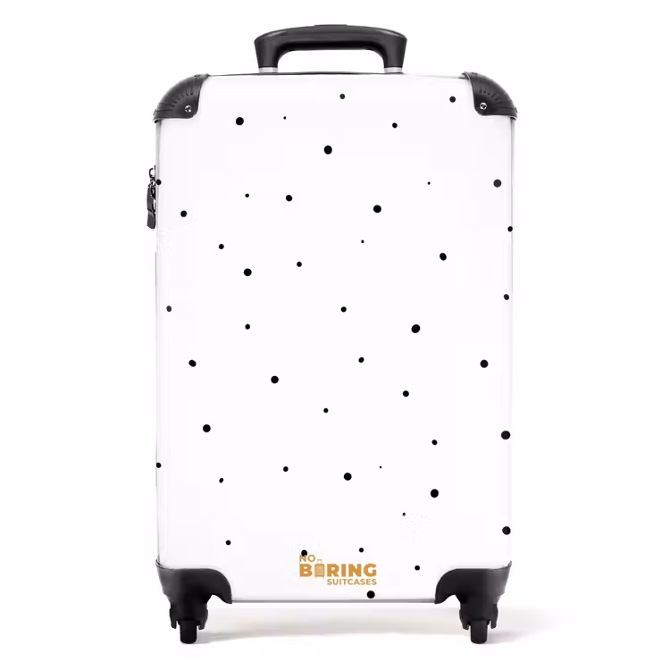 Suitcase - Minimalist dotted field — 1