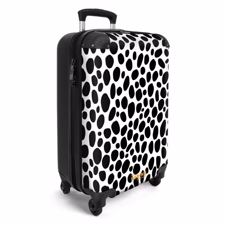 Suitcase - Organically scattered ovals over a white floor plan — 2