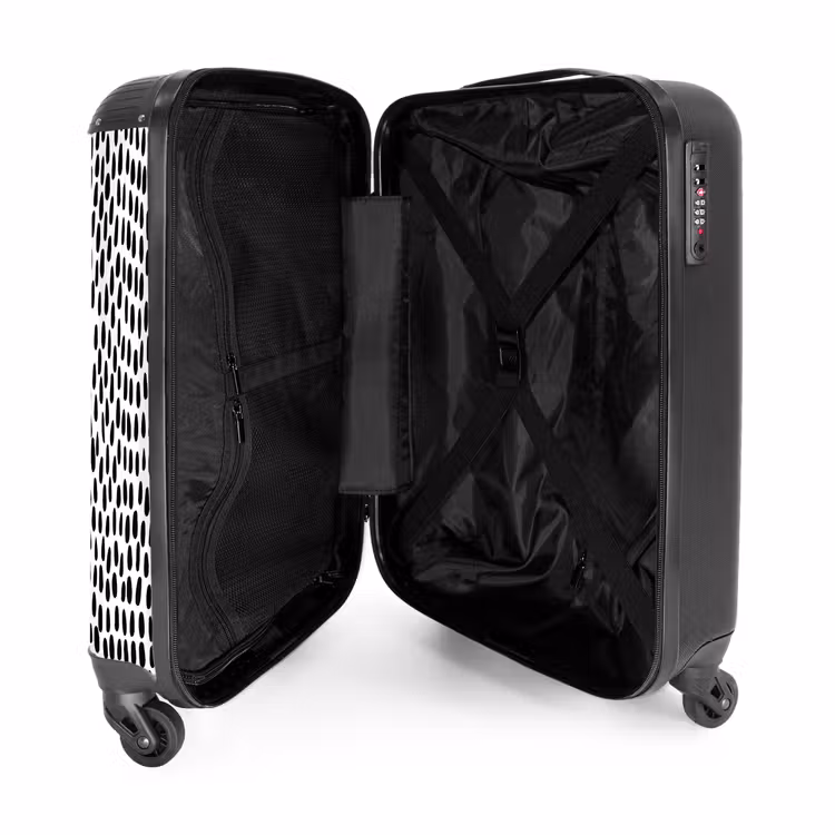 Suitcase - Oval dots on white background — 5