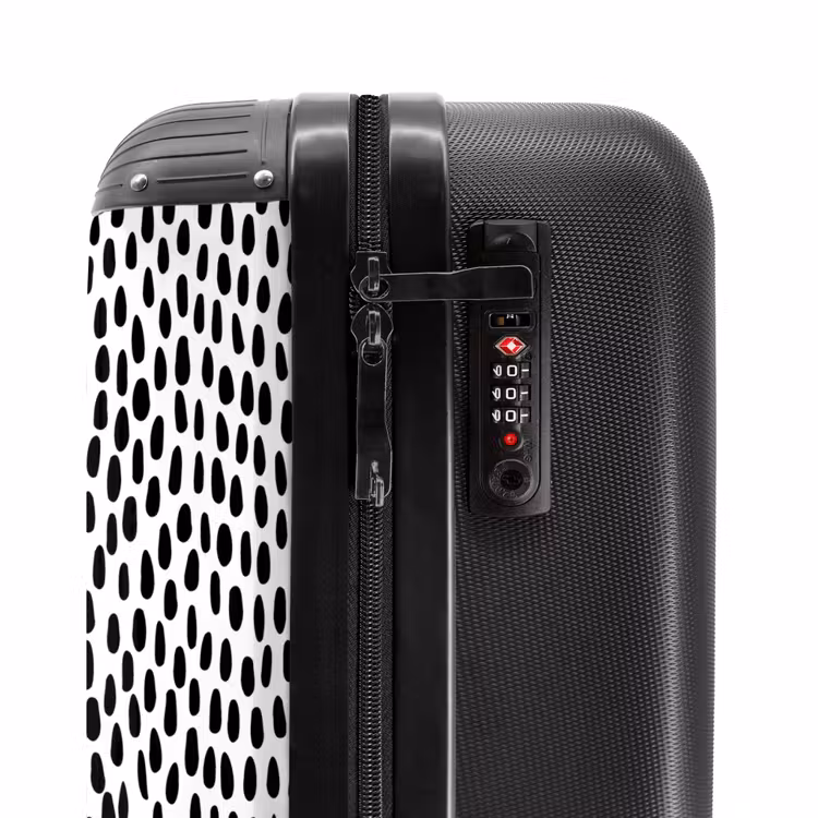 Suitcase - Oval dots on white background — 6