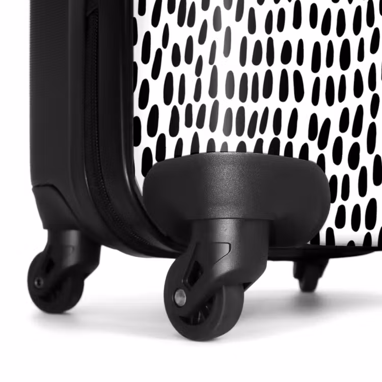 Suitcase - Oval dots on white background — 7