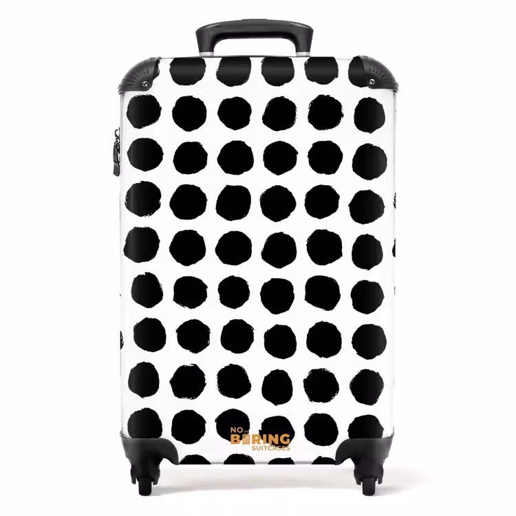 Suitcase - Rough dots in grid form — 1