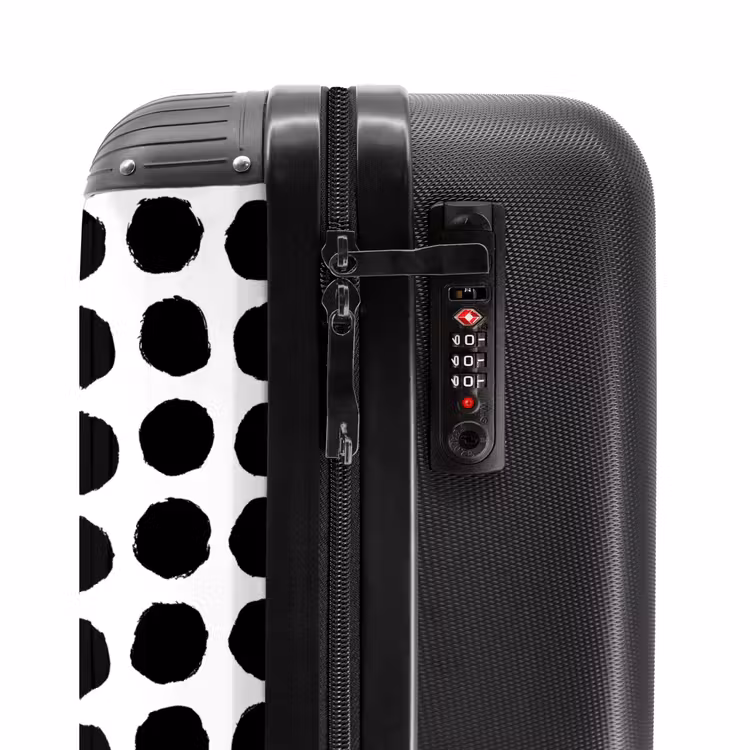 Suitcase - Rough dots in grid form — 6