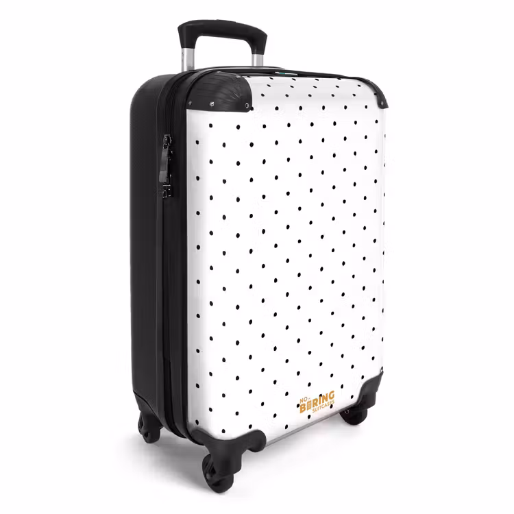Suitcase - Symmetrically placed black dots over a white background — 2
