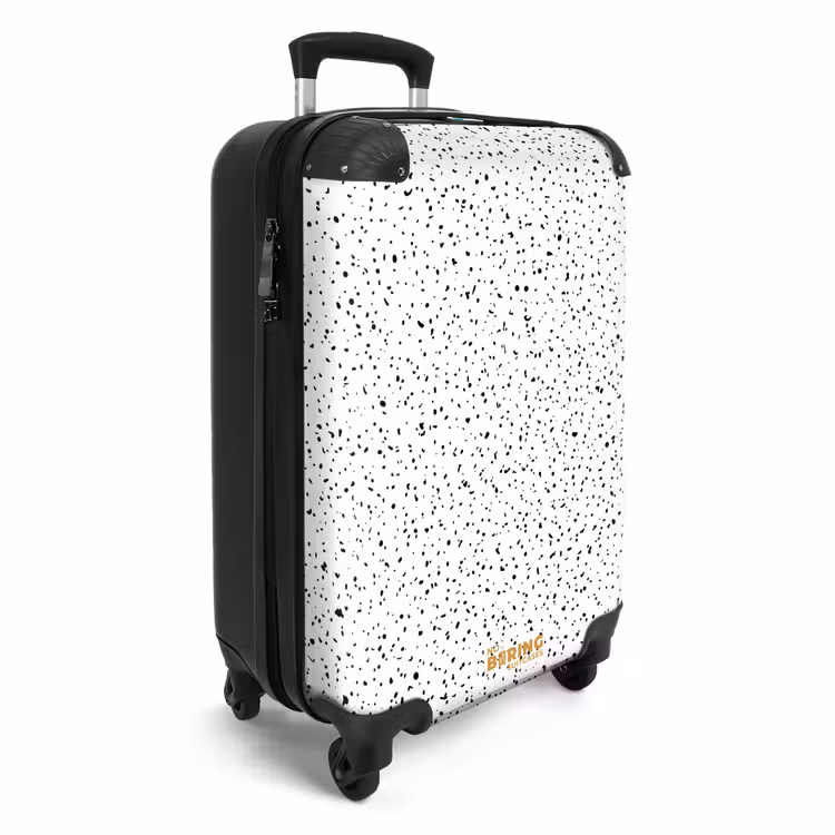 Suitcase - Tiny dots over a white background — 2