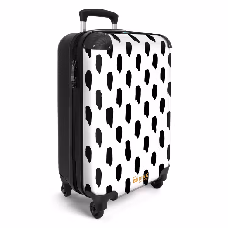 Suitcase - Vertical spots on a white background — 2
