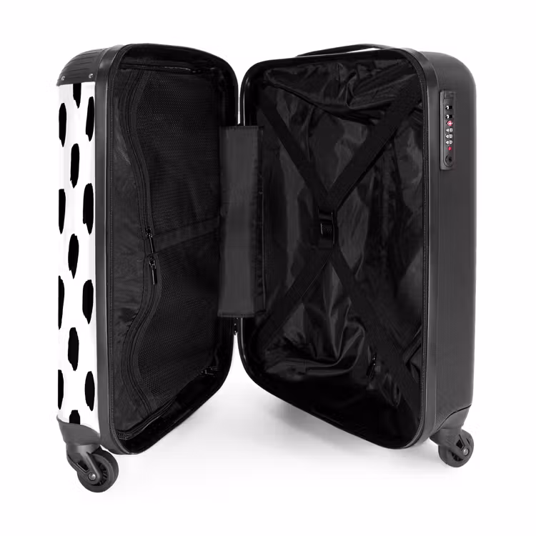 Suitcase - Vertical spots on a white background — 5