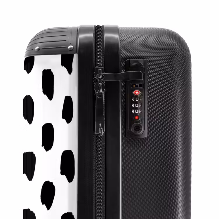 Suitcase - Vertical spots on a white background — 6