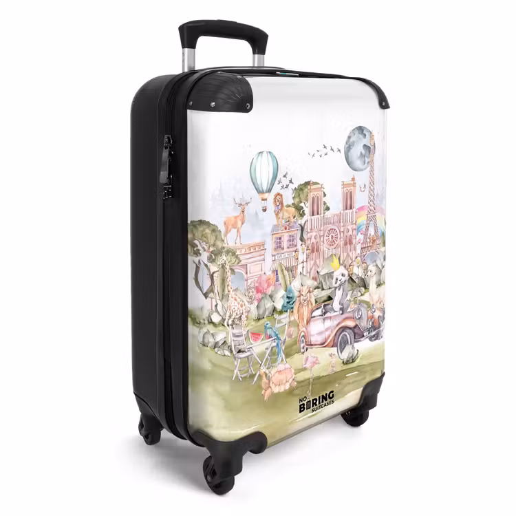 Suitcase - Animal fantasy city — 2