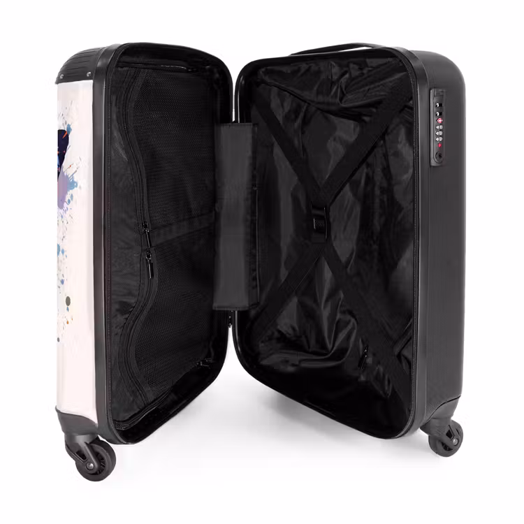 Suitcase - Butterfly in splashes of color — 4