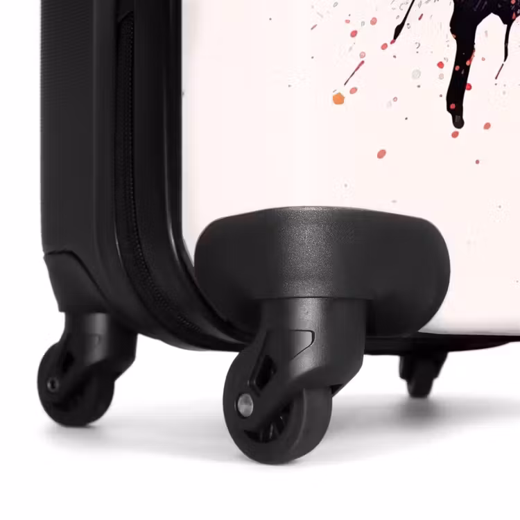 Suitcase - Butterfly in splashes of color — 6