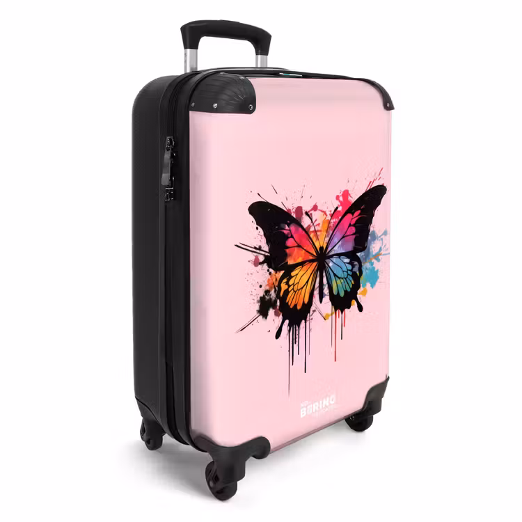 Suitcase - Butterfly Paint — 2
