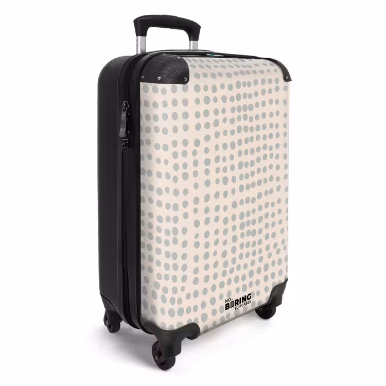 Suitcase - Gray-blue dots — 2
