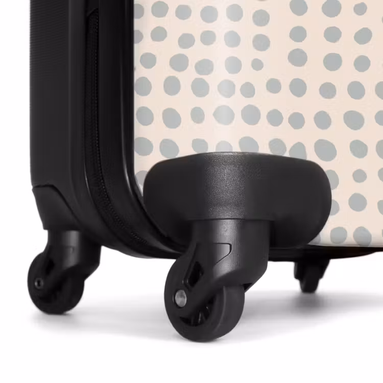 Suitcase - Gray-blue dots — 6
