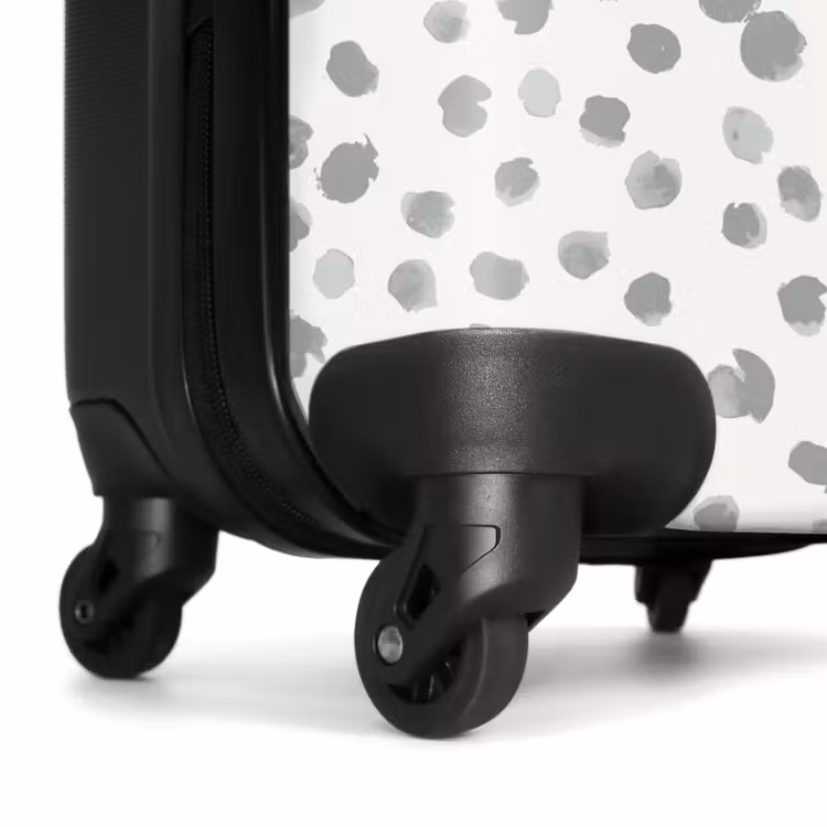 Suitcase - Gray paint splashes on an off-white — 6