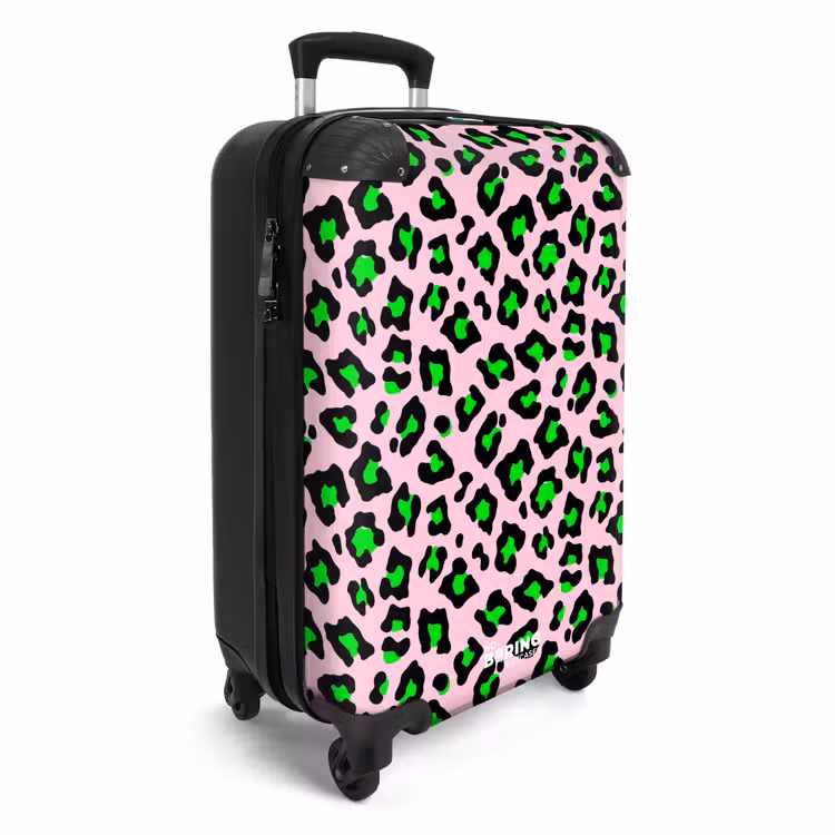 Suitcase - Neon panther pattern — 2