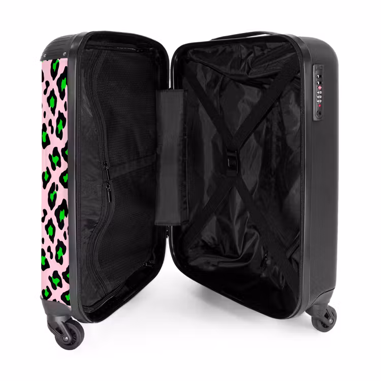 Suitcase - Neon panther pattern — 4