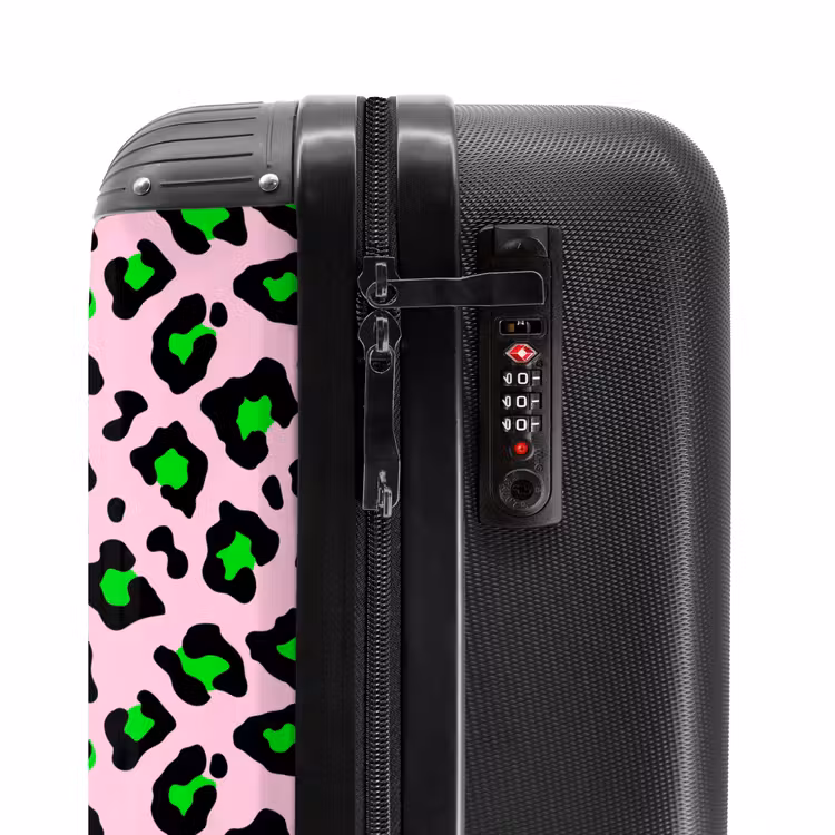 Suitcase - Neon panther pattern — 5