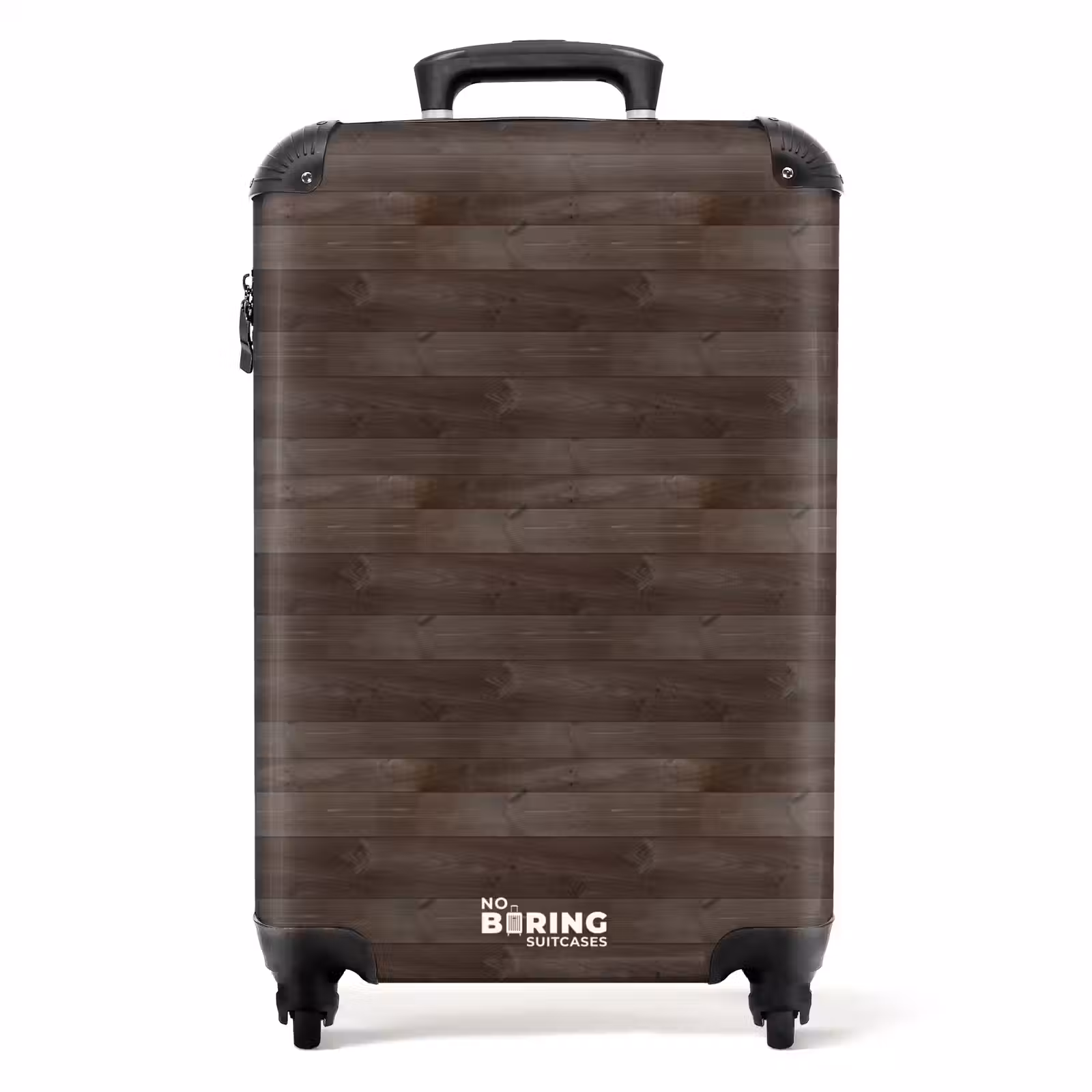 Suitcase - Dark wood texture — 1