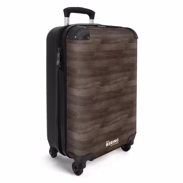 Suitcase - Dark wood texture — 2