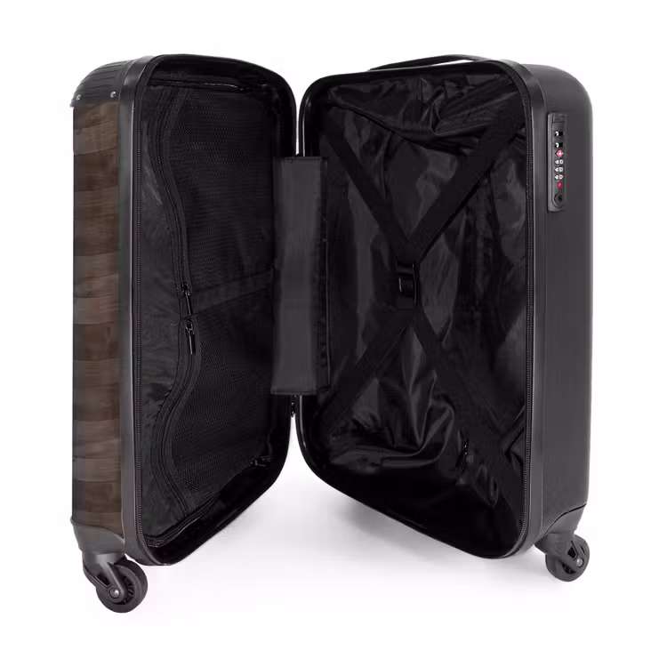 Suitcase - Dark wood texture — 4