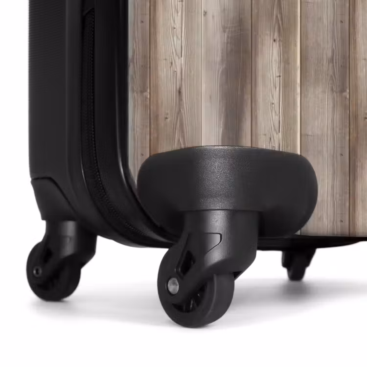 Suitcase - Graying vertical wood motif — 6