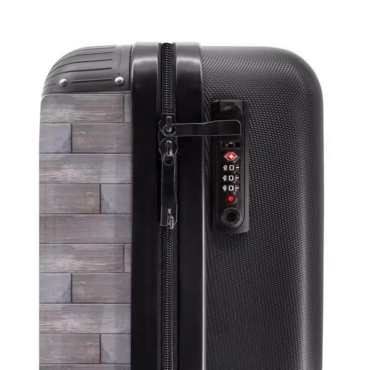 Suitcase - Weathered blue-gray wood — 5