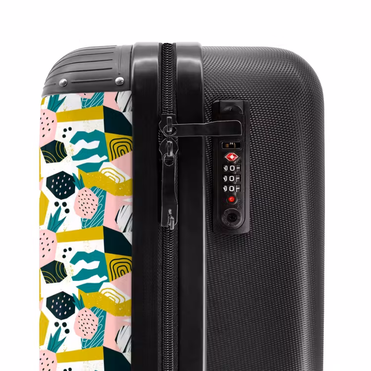 Suitcase - Fruity jungle collage — 5