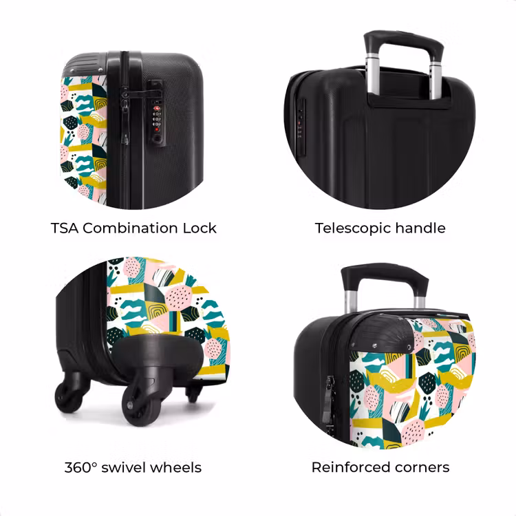 Suitcase - Fruity jungle collage — 7