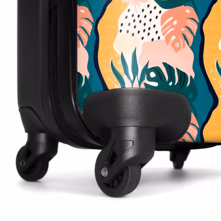 Suitcase - Monstera leaves in various colors — 6