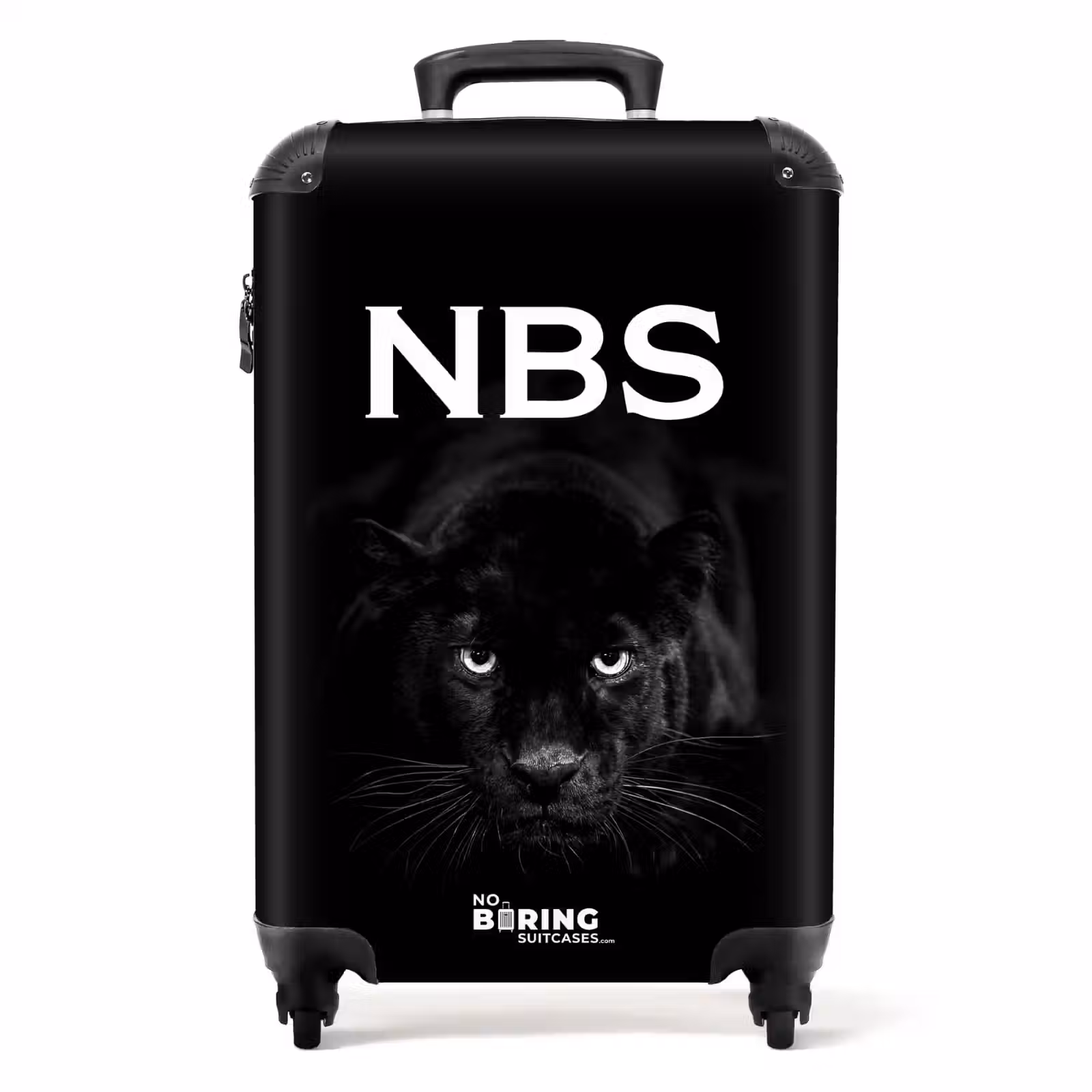Suitcase - Black/white panther — 1