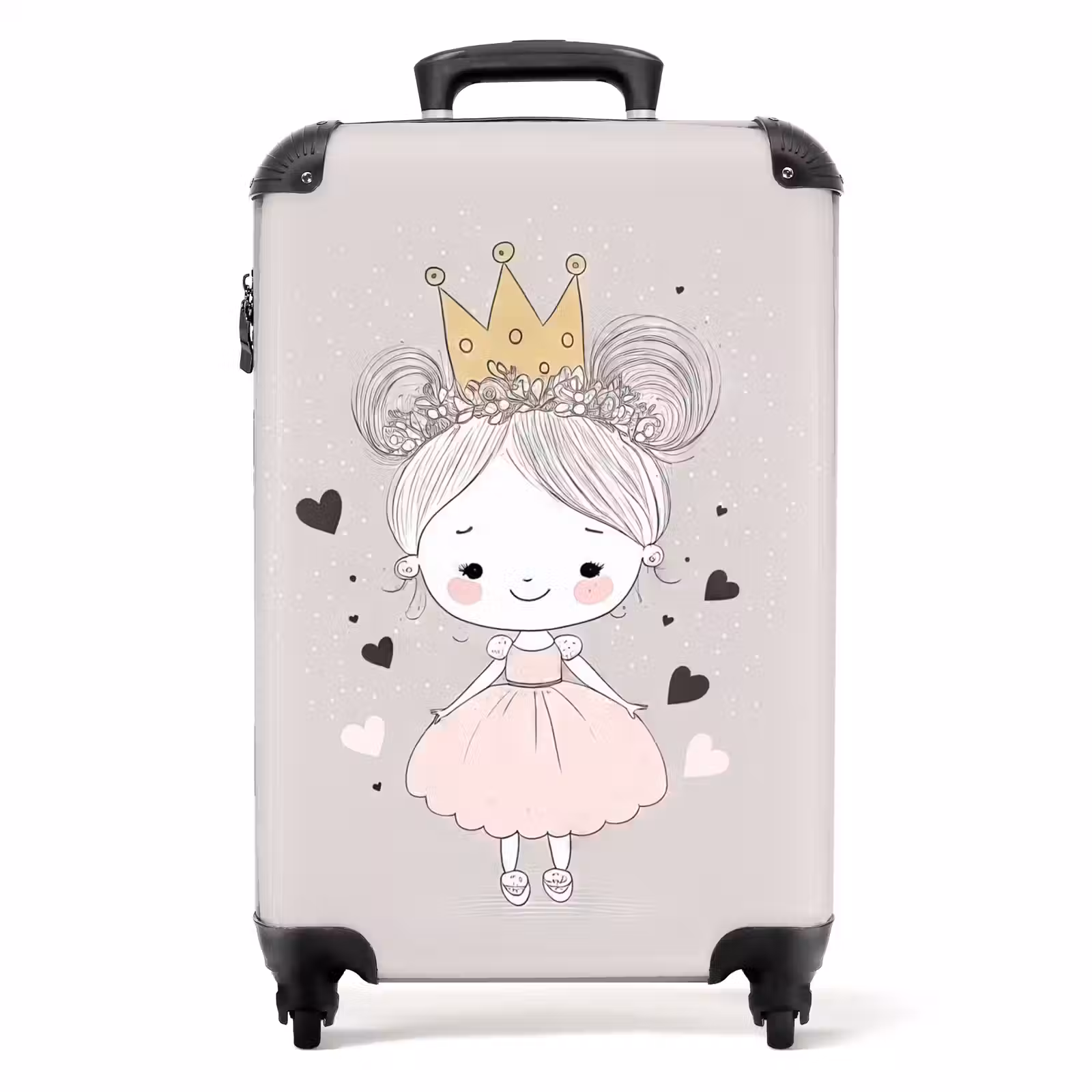 Suitcase - Princess with buns — 1