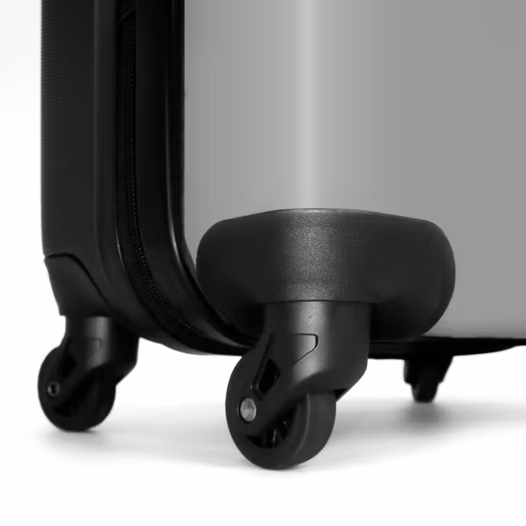 Suitcase - Grey with black letters — 6