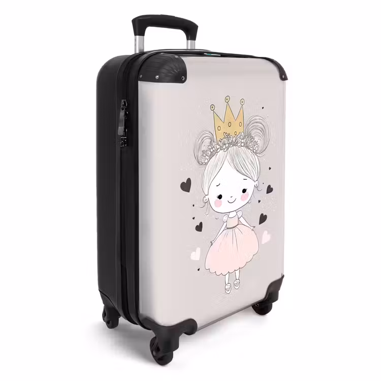 Suitcase - Princess with buns — 2