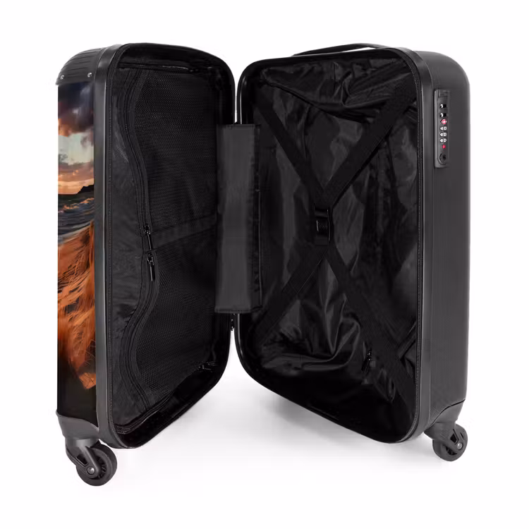 Suitcase - Sea at sunset — 4
