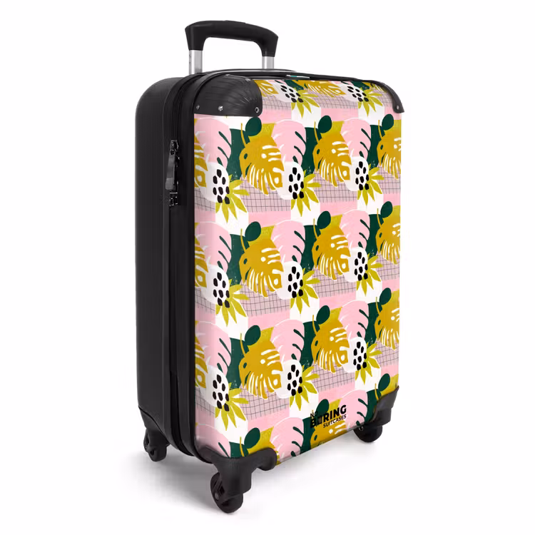 Suitcase - Tropical leaf pattern — 2