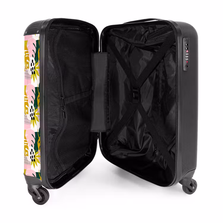 Suitcase - Tropical leaf pattern — 4