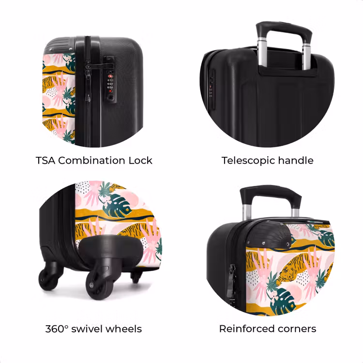 Suitcase - Tropical tiger pattern — 7